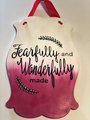 Fearfully and Wonderfully Made Wooden Door Hanger Sign