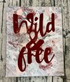 Wild & Free Flow Painting Stretched Canvas
