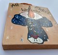 All Flakes Welcome Snowman Wood Sign Shelf Sitter