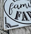 Faith Family Farm Painted Wooden Sign Decor