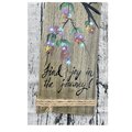Find Joy in the Journey Hand Painted Wood Hanging Sign Decor