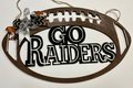 Go Football Door Hanger – School Spirit Front Door Sign – Game Day Team Décor – Fan Gift