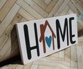HOME Wooden Shelf Sitter Sign Decor