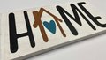 HOME Wooden Shelf Sitter Sign Decor