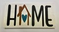 HOME Wooden Shelf Sitter Sign Decor