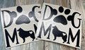 Dog Mom Collie Custom Decal Laptop Cup Auto Window