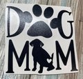 Dog Mom Beagle Custom Decal Silhouette Laptop Cup Auto Window