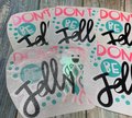 Don't Be Jelly Custom Decal Laptop Cup Auto Window Mirror Locker