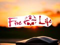 Fire Life Red Vinyl Custom Decal Laptop Cup Auto Window