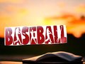 Baseball Word Design Red Vinyl Custom Decal Laptop Cup Auto Window