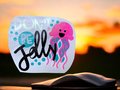 Don't Be Jelly Opal Jellyfish Ocean Vinyl Custom Decal Laptop Cup Auto Window