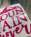 Mountain Mover Custom Decal Laptop Cup Auto Window