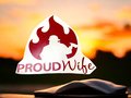 Proud Fireman Wife Red Vinyl Custom Decal Laptop Cup Auto Window