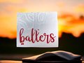 I Only Raise Ballers Baseball White and Red Vinyl Custom Decal Laptop Cup Auto Window
