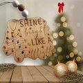 Shine Bright Like a Call Light Nurse Funny Christmas Tree Ornament