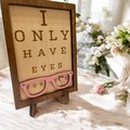 I Only Have Eyes For You Funny Art Optometrist Vision Love Valentine Glasses Sign