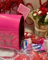 Personalized Valentine's Mailbox Custom Name Valentine Exchange Classmates Bakery Box