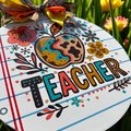 Boho Teacher Door Hanger – Classroom Decor – Back to School Sign