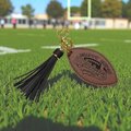 Custom Faux Leather Team Football name keychain, Backpack Tags, Football Bag Tag, Sports team gifts
