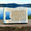 Custom Laser-Cut Stainless Steel Bottle Opener, Birthday/Anniversary Gifts, Compact Party, Sleek Design