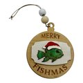 Merry Fishmas Christmas Ornament Display Trophy Fish Custom
