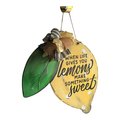 When Life Gives You Lemons Make Something Sweet/Wood Sign/Door Hanger