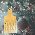 God Says You Are Ornament | Engraved Bamboo Board | Christian Home Decor | Inspirational Gift for Women | Faith Christmas Ornament