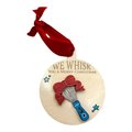 We Whisk You a Merry Christmas Ornament – Hand-Painted Baker Holiday Decor
