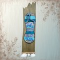 Life is Better in Flip Flops Wooden Painted Sign with Seashells