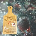 Hot Cocoa Recipe Ornament | Engraved Bamboo Cutting Board | Christmas Hot Chocolate Bar Decor | Cozy Kitchen Gift Idea