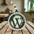 Personalized Monogram Ornament – Laser Cut Wood Initial Ornament | Custom Letter Christmas Ornament | Rustic Farmhouse Holiday Decor