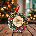 Christmas Wreath Family Ornament