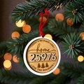 Home for the Holidays Zip Code Ornament – Personalized Christmas Gift – Custom Location Ornament – Family Keepsake – Wooden Tree Decoration
