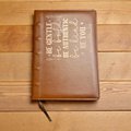 Inspirational Leather Journal “Be Gentle Be Bold Be Authentic Be Kind Be You” Notebook | Motivational Gift | Daily Journal | Self Care Gift