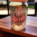 Mama Glass Can Cup | Leopard Heart Mama Tumbler with Straw | Iced Coffee Glass | Mom Gift | Cute Mother’s Day Drinkware