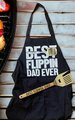 Best Flippin Dad Ever Apron and Spatula Set | Funny Grill Dad Gift | BBQ Apron Gift Set | Father’s Day Cooking Gift | Grill Master Dad