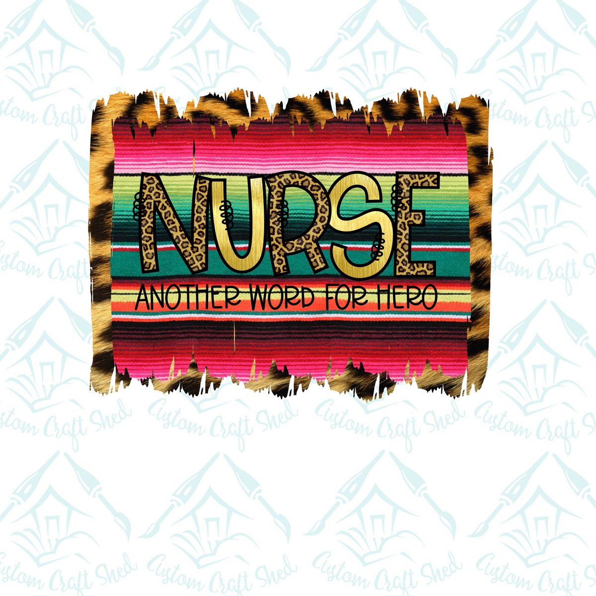 Nurse Hero Colors/Sublimation/Frontlin/PNG/