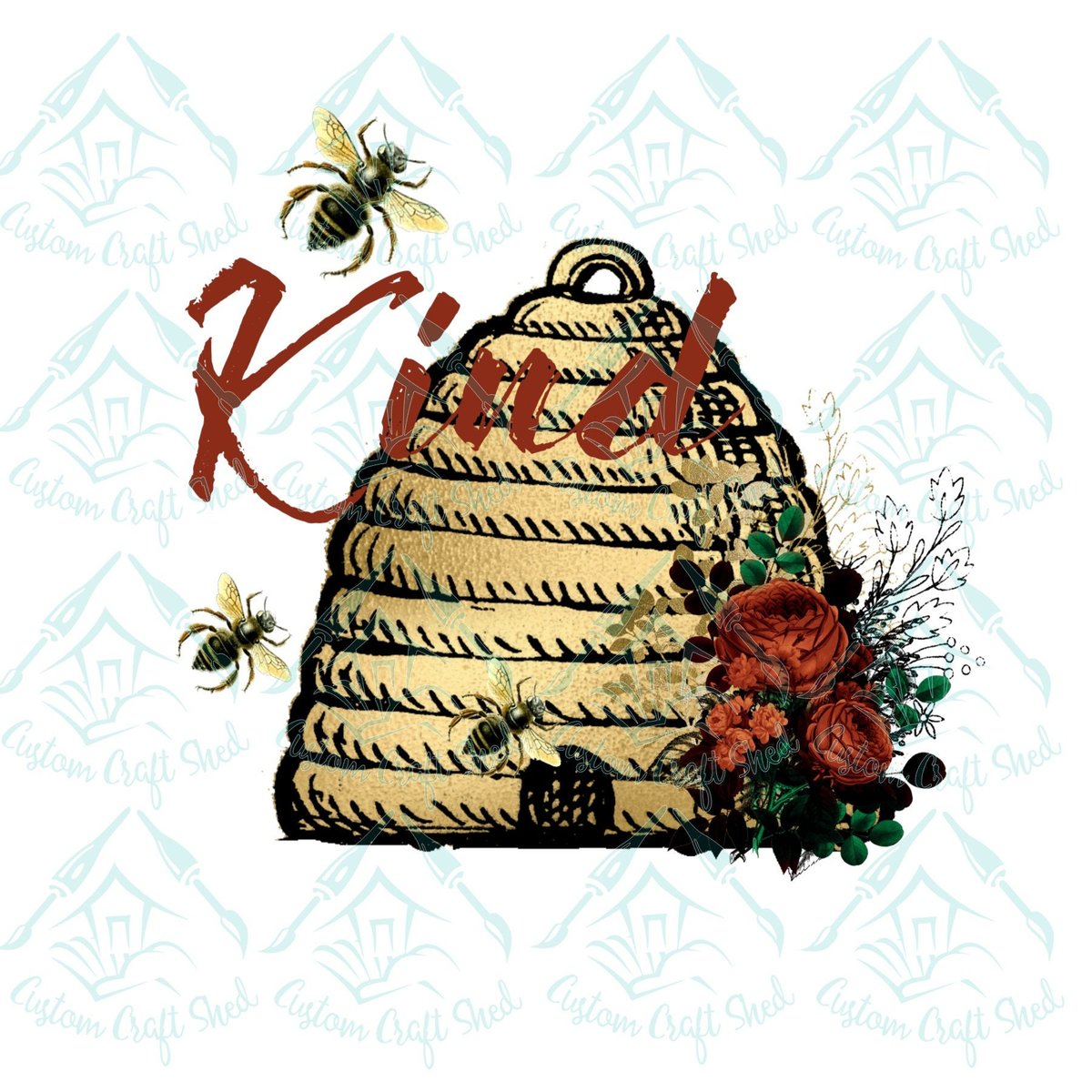 Bee Kind/Digital Designs/Sublimation/Bees/PNG/