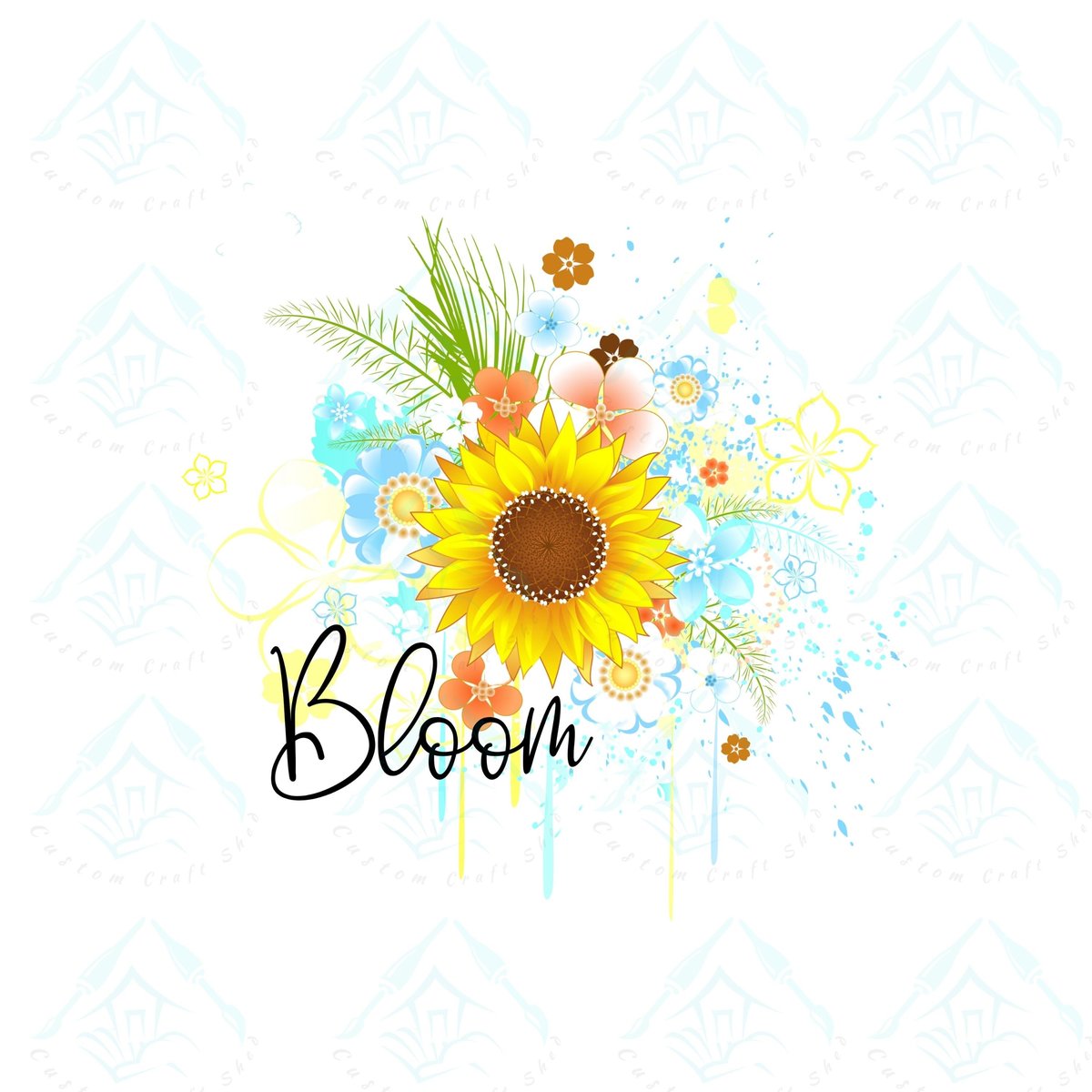 Bloom Floral/Sublimation/Flowers/PNG/