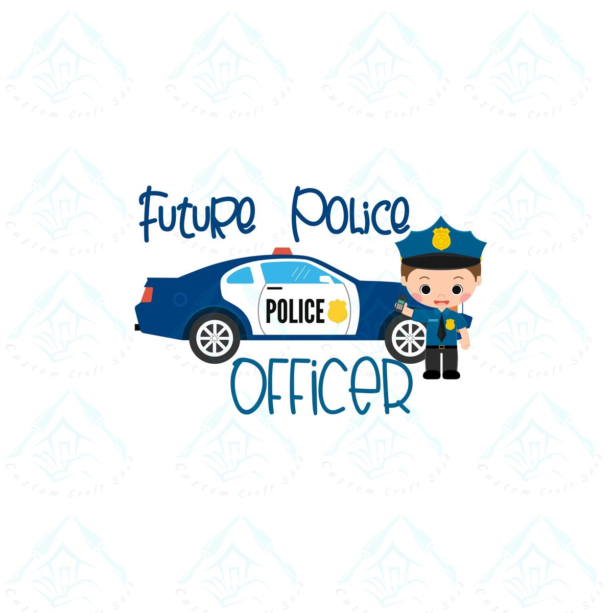 Future Police Officer/Sublimation/Cop/PNG/