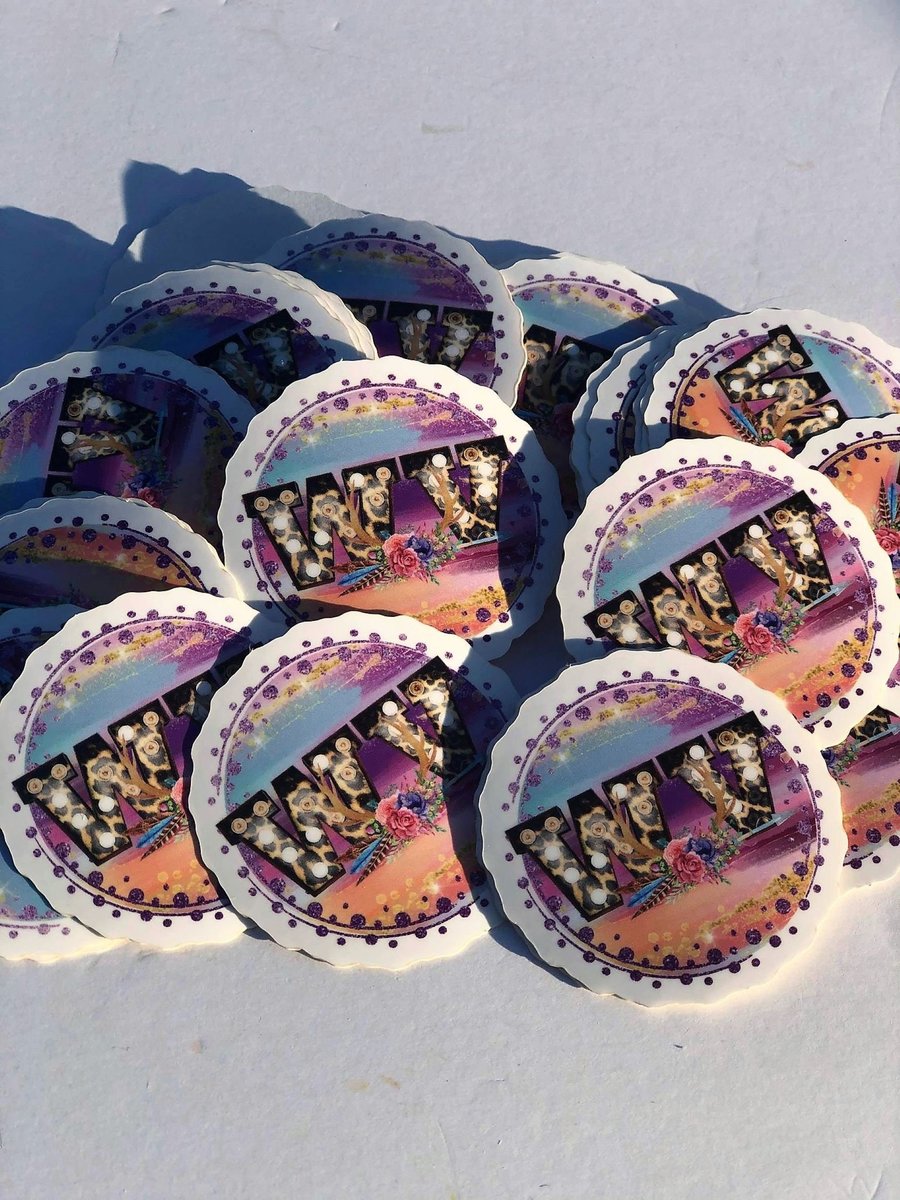 West Virginia Sticker – Marquee Style WV Decal with Leopard Print and Floral Design – Waterproof Vinyl State Pride Sticker