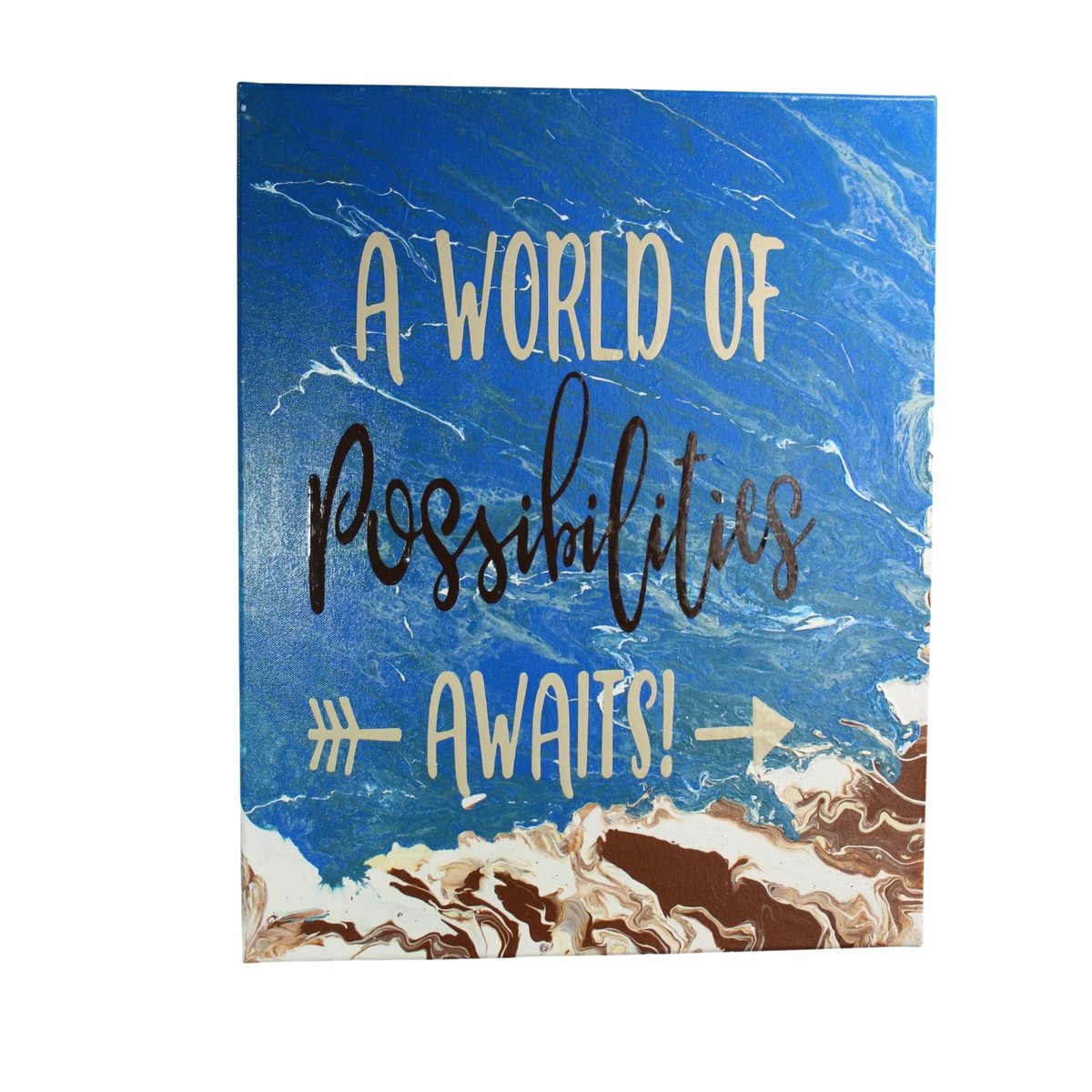 A World of Possibilities Awaits Flow Canvas Painting