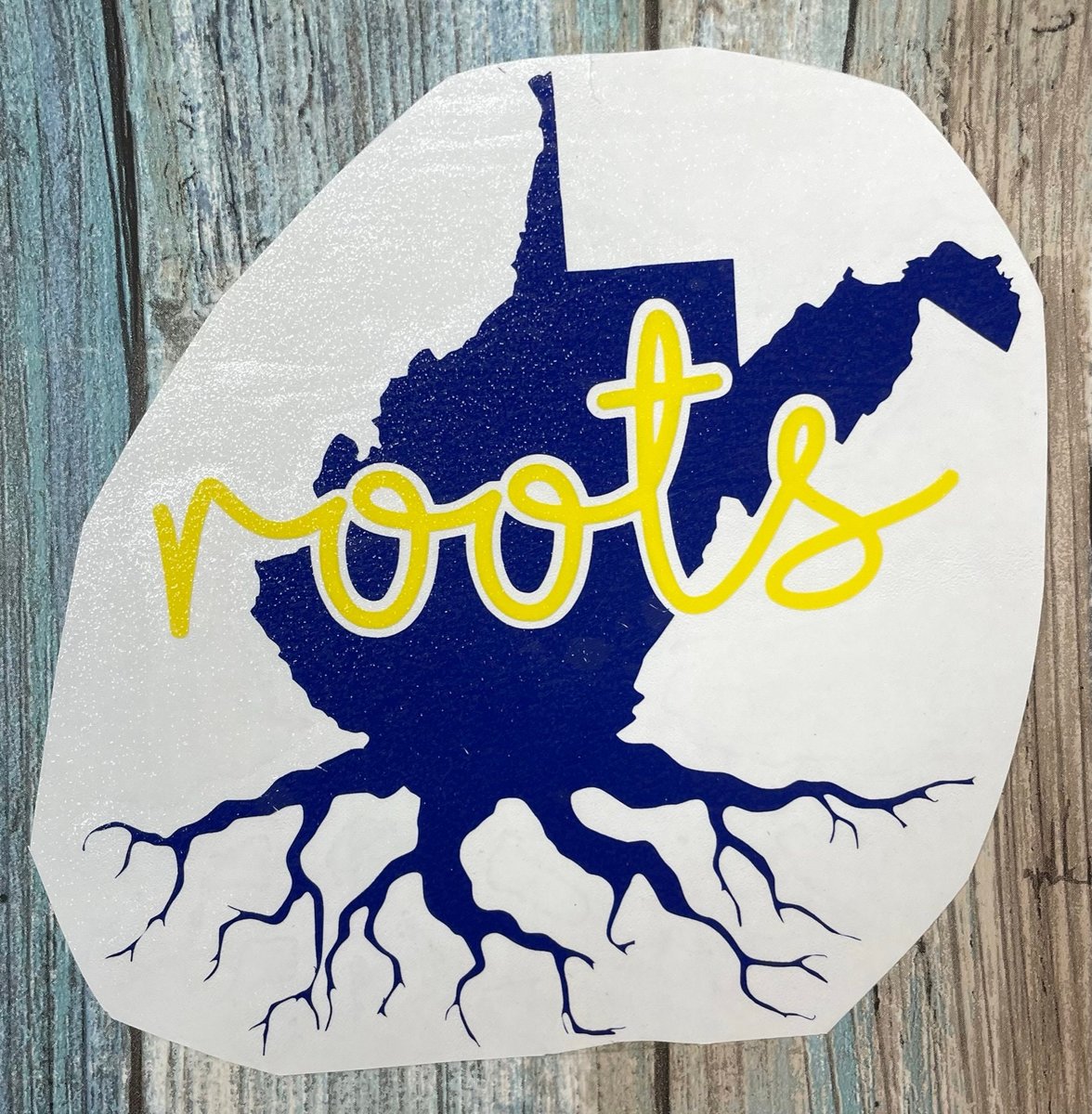 WV Roots Custom Decal Laptop Cup Auto Window