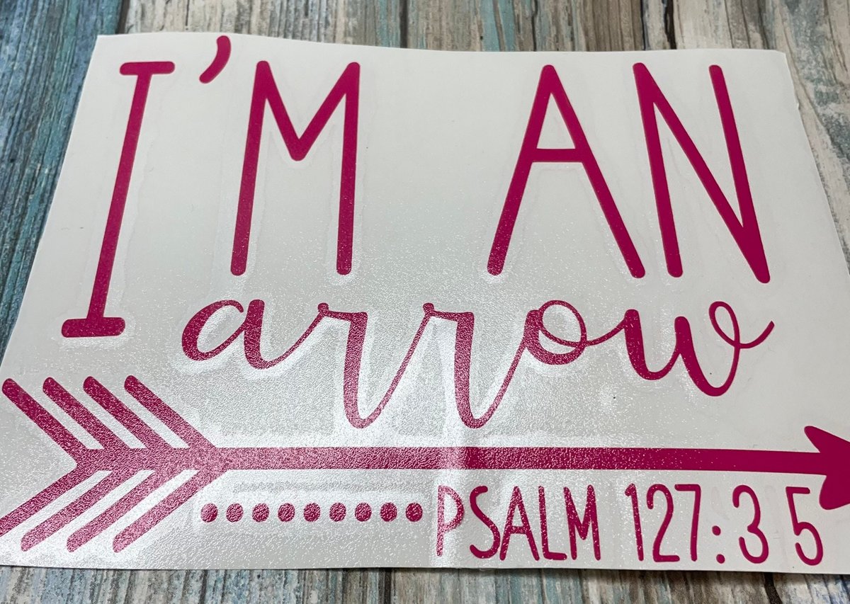 I'm An Arrow Custom Decal Laptop Cup Auto Window