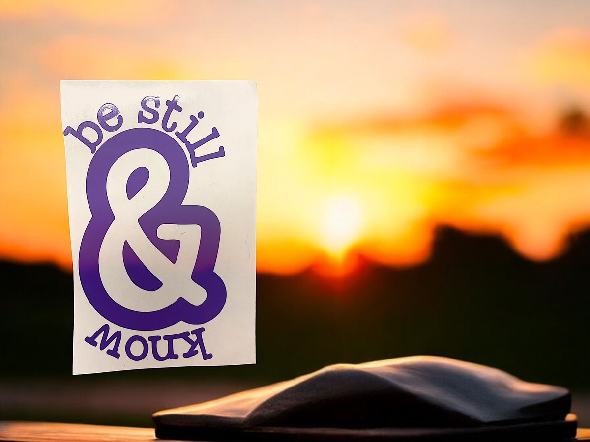 Be Still & Know Custom Decal Laptop Cup Auto Window