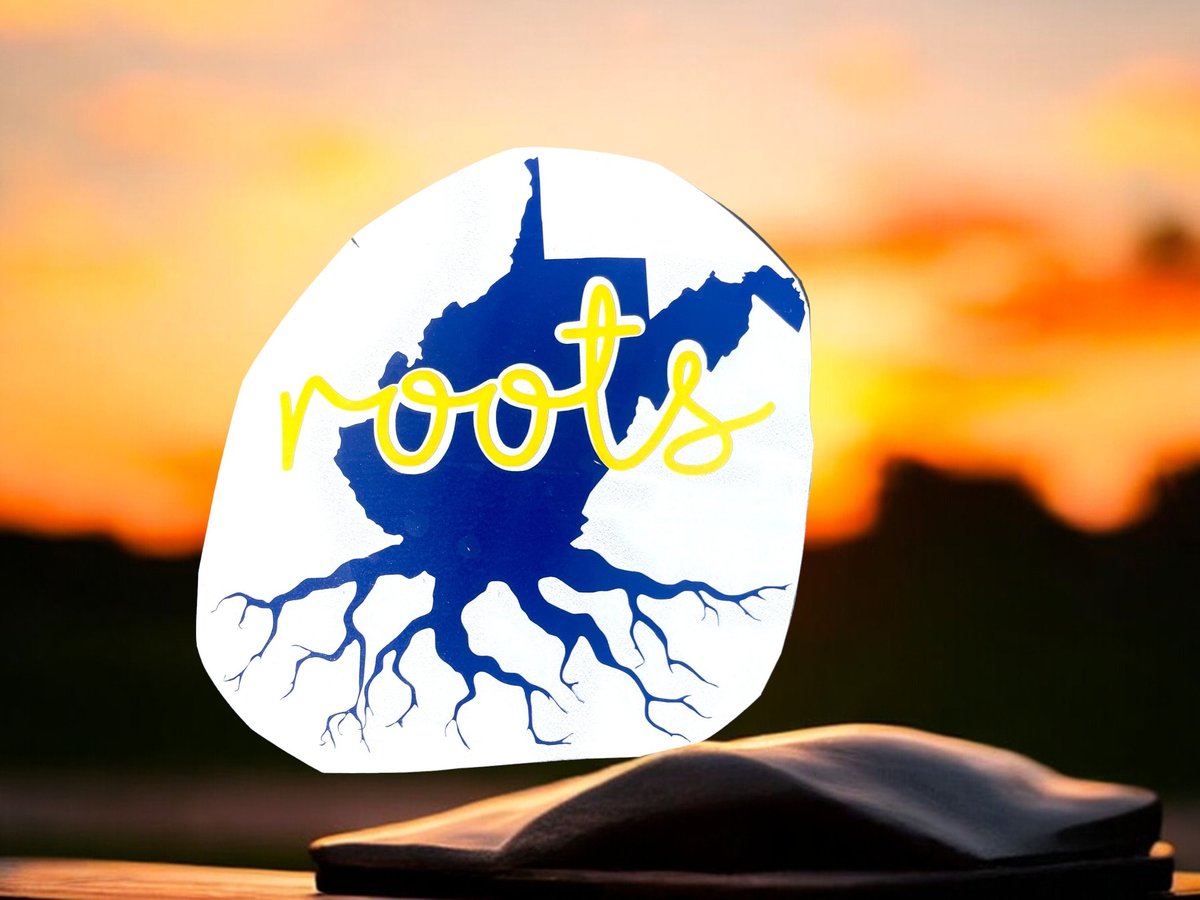 WV Roots Custom Decal Laptop Cup Auto Window