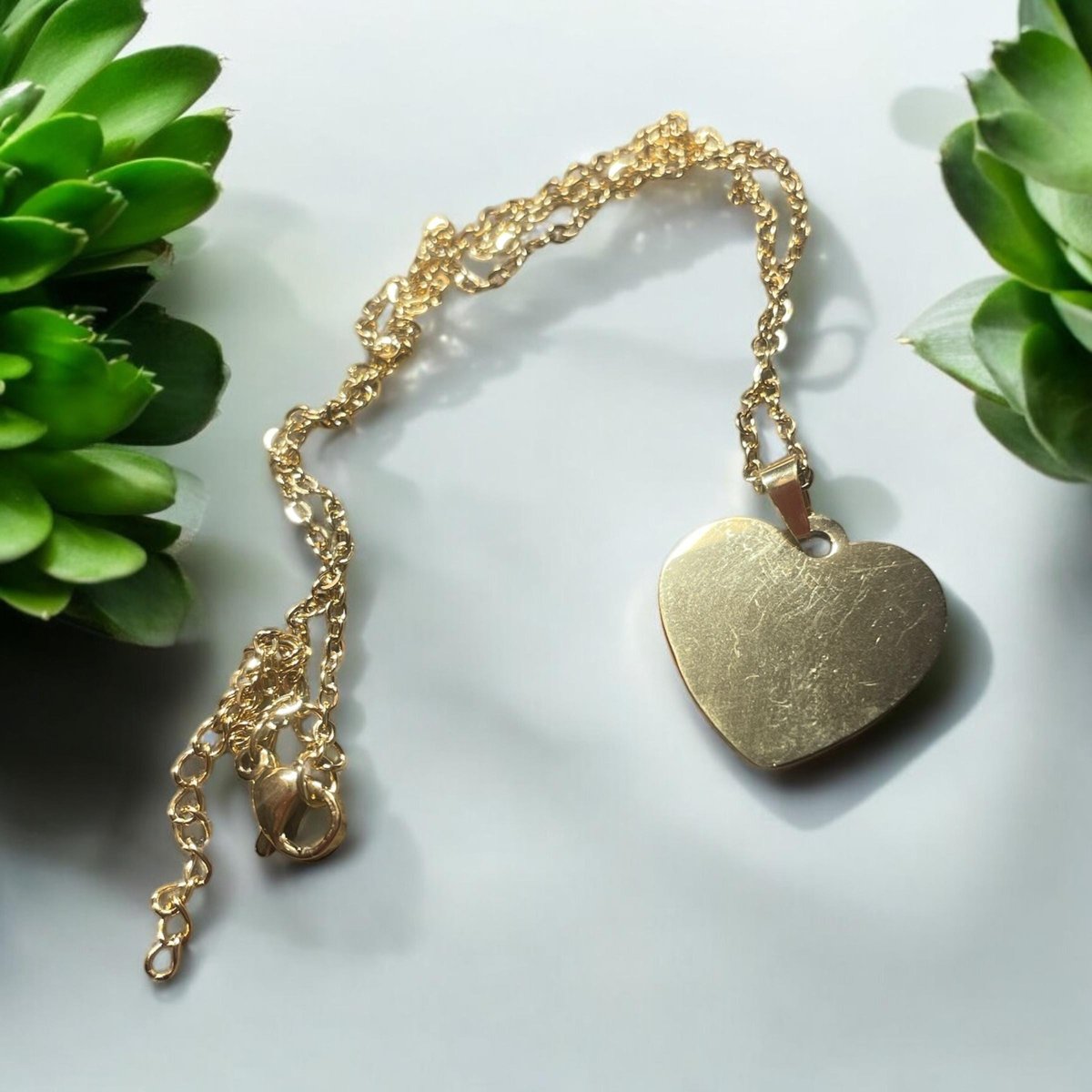 Love Her but Leave Her Wild Necklace – Heart Pendant Engraved Jewelry – Boho Flower Necklace – Inspirational Gift for Women