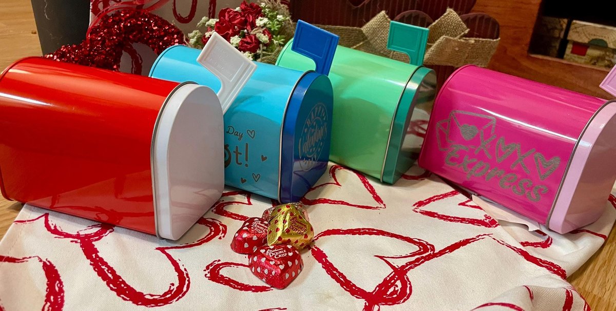 Personalized Valentine's Mailbox Custom Name Valentine Exchange Classmates Bakery Box