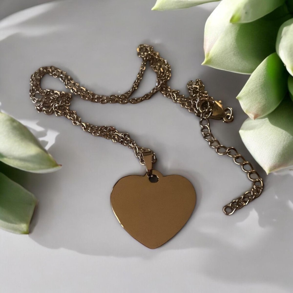Love Her but Leave Her Wild Necklace – Heart Pendant Engraved Jewelry – Boho Flower Necklace – Inspirational Gift for Women