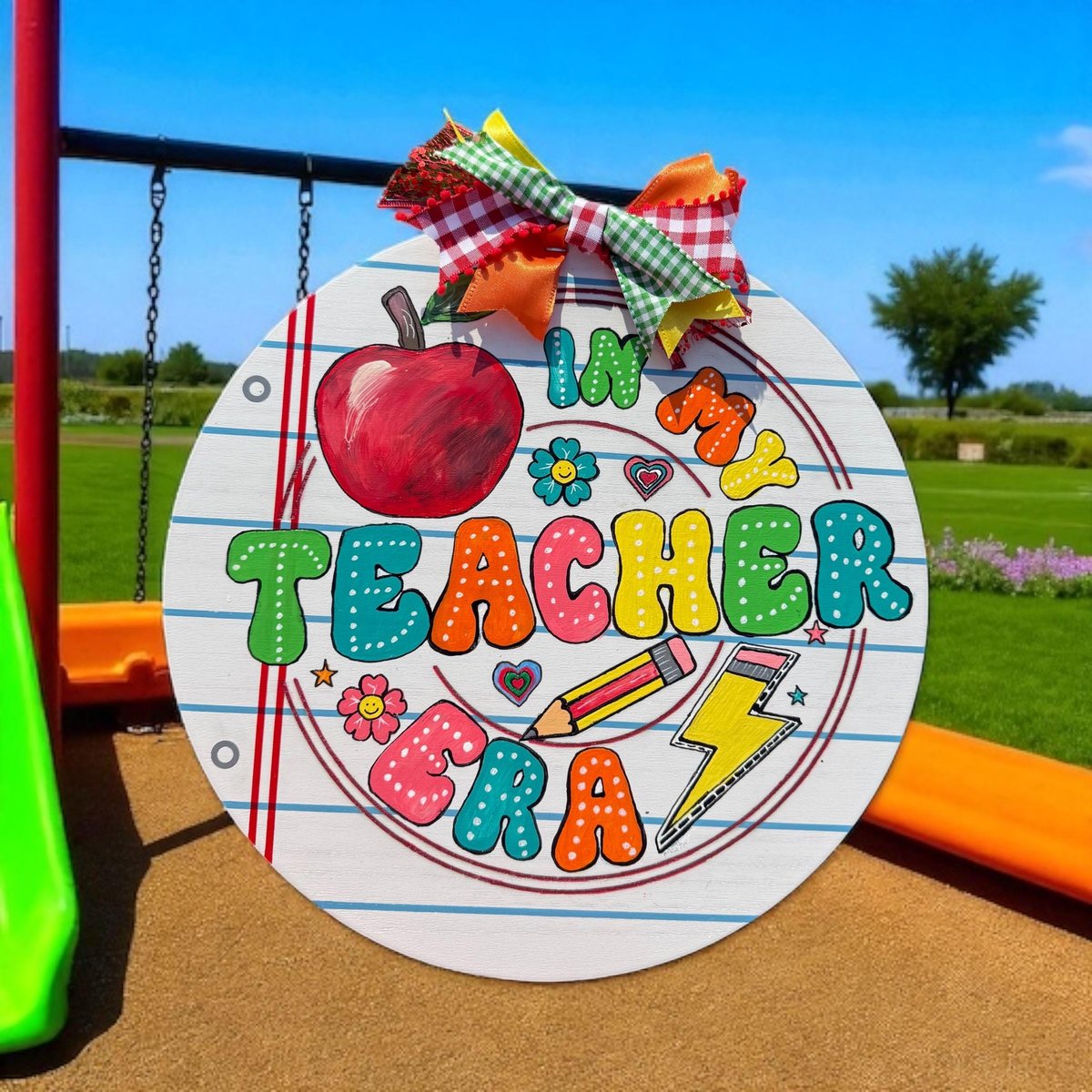 Boho Teacher Door Hanger – Classroom Decor – Back to School Sign